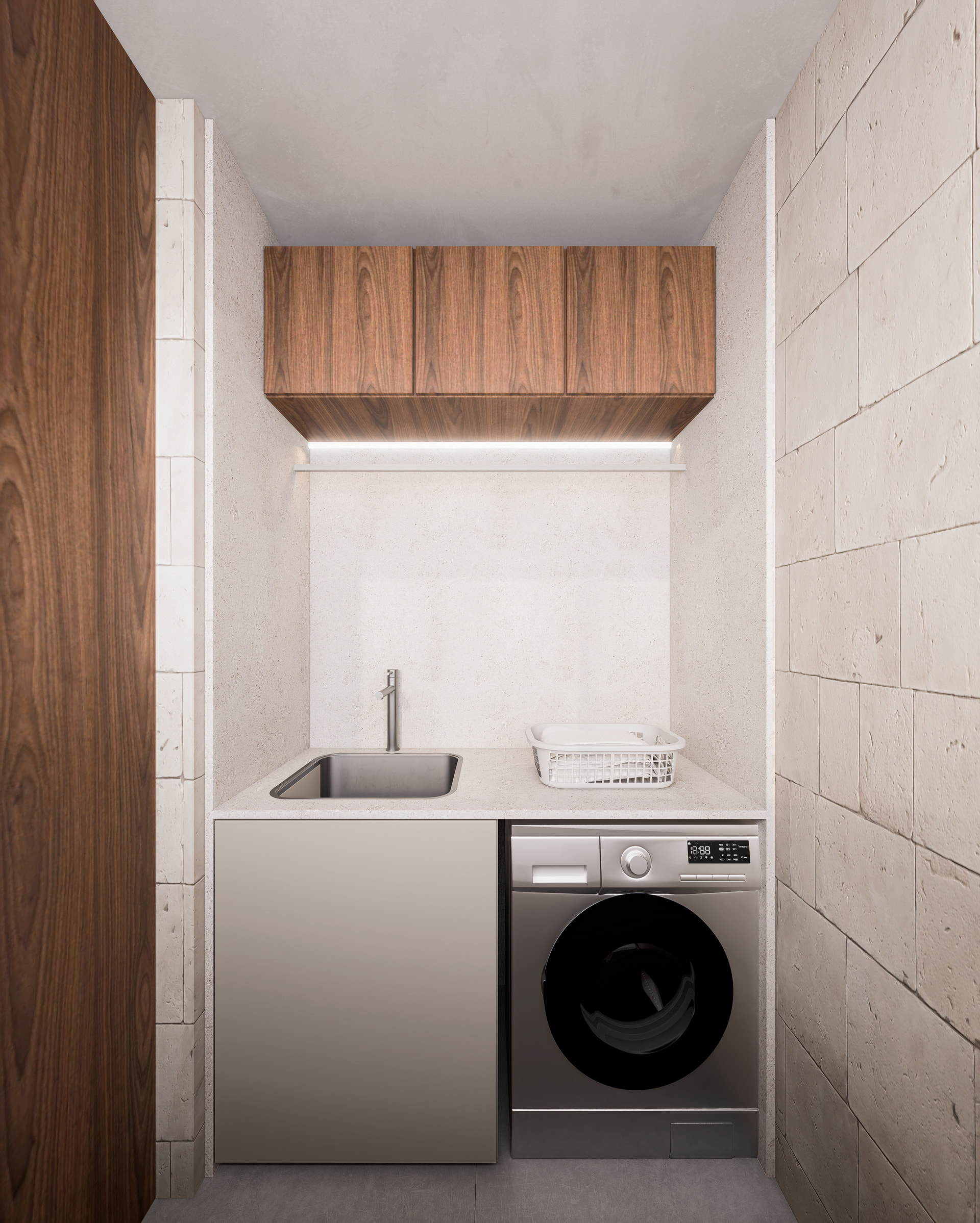 Área de serviço do apartamento decorado — Epic Residence