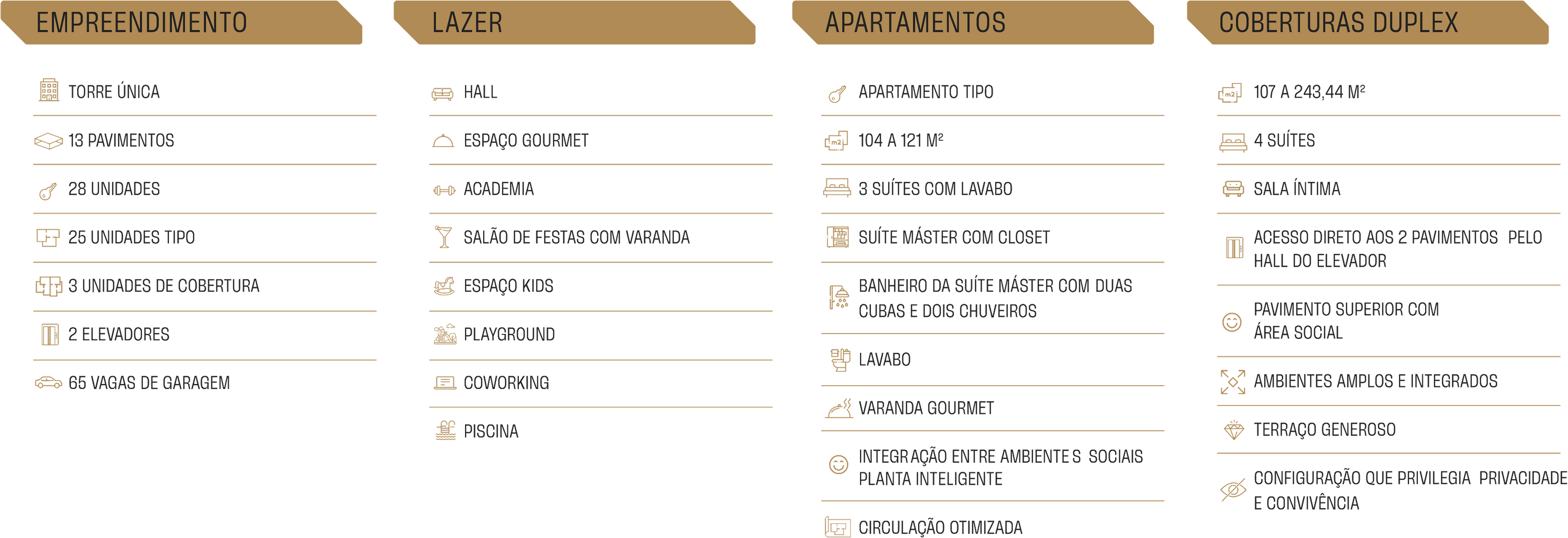 Ficha técnica do Epic Residence — empreendimento, lazer, apartamentos e coberturas duplex