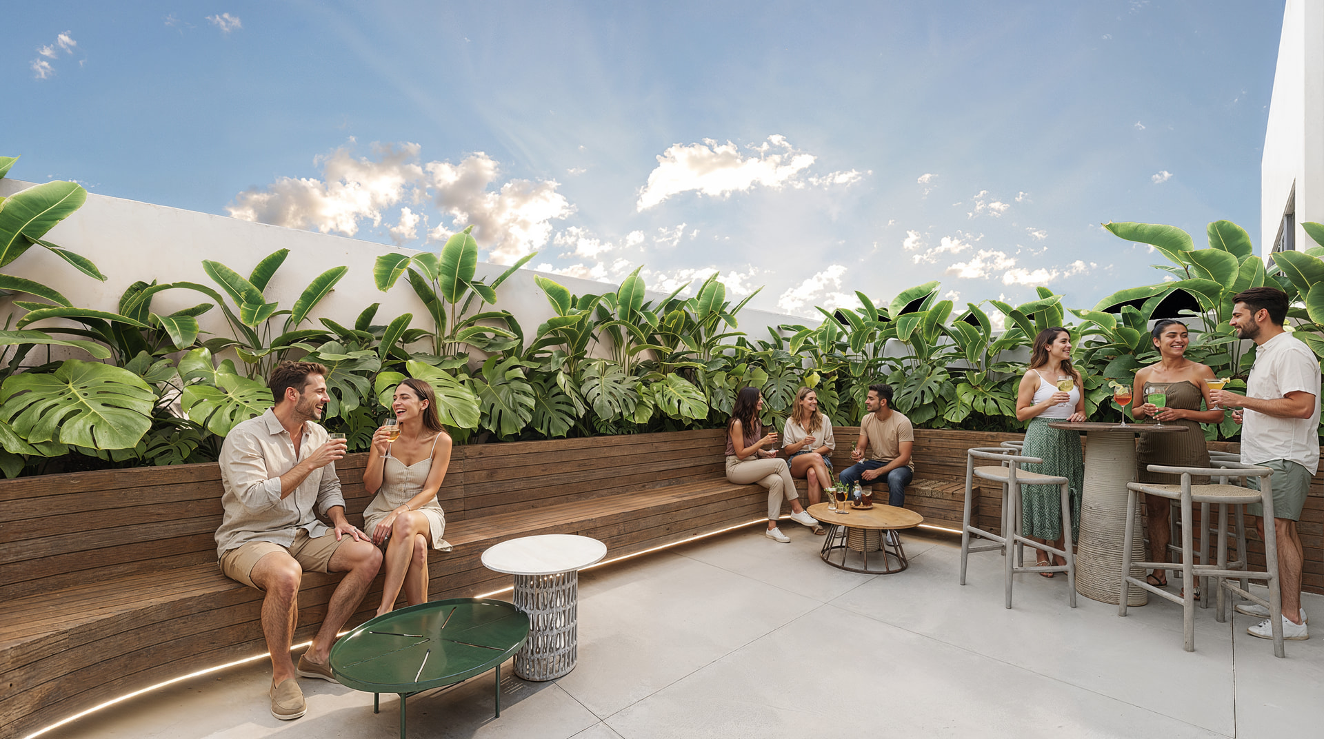 Varanda do salão de festas — Epic Residence